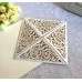 White Rose Invitation Card Wedding Invitation With Envelope Laser Cut Paper